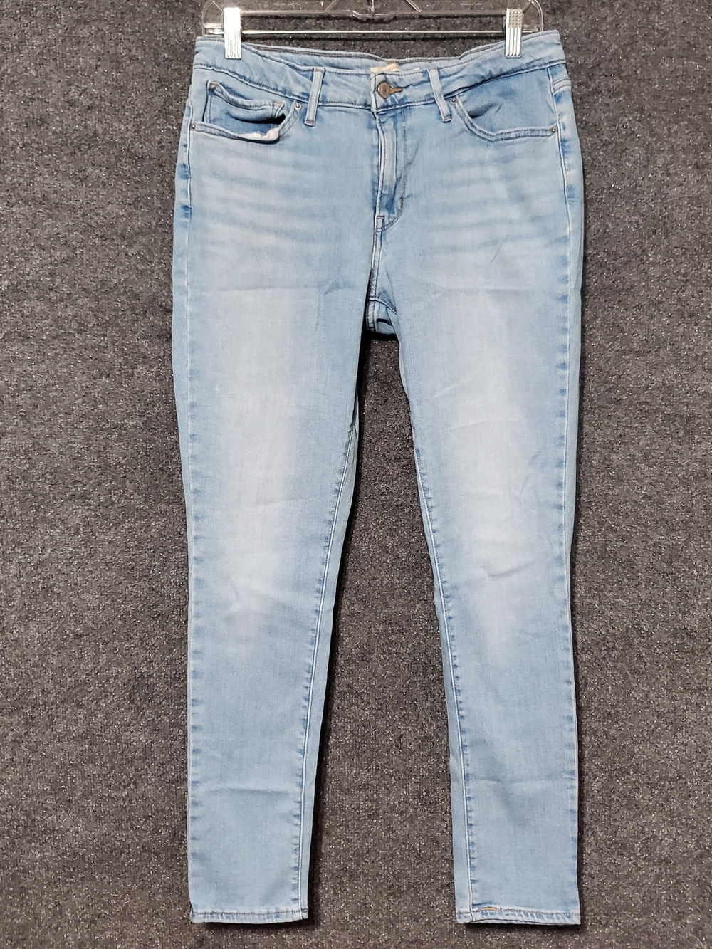 Levi’s 711 Skinny Jeans Womens 31 Light Blue Denim Mid Rise Casual Chic Preppy